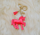 Rhinestone Unicorn Key Chain/ Backpack & Purse Charm