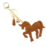 Rhinestone Unicorn Key Chain/ Backpack & Purse Charm