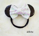 Sparkly, Sequin Mouse Character Inspired Headbands