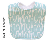 Luxury Reversible Crumb- Catcher Bibs