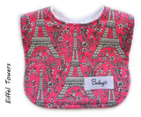 Luxury Reversible Crumb- Catcher Bibs