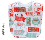 Luxury Reversible Crumb- Catcher Bibs