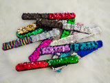 Mermaid Sequin Slap Bracelets