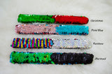 Mermaid Sequin Slap Bracelets