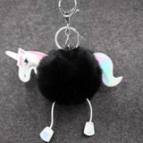 Pom-Pom Unicorn Key Chain/ Backpack & Purse Charm