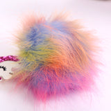 Pom-Pom Unicorn Key Chain/ Backpack & Purse Charm