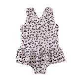 Toddler Baby Girls Leopard print One-piece Swimsuit Swimwear Swimming Clothes