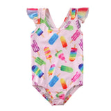 Toddler Baby Girls Leopard print One-piece Swimsuit Swimwear Swimming Clothes