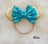 Sparkly, Sequin Mouse Character Inspired Headbands