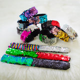 Mermaid Sequin Slap Bracelets