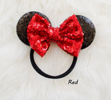 Sparkly, Sequin Mouse Character Inspired Headbands